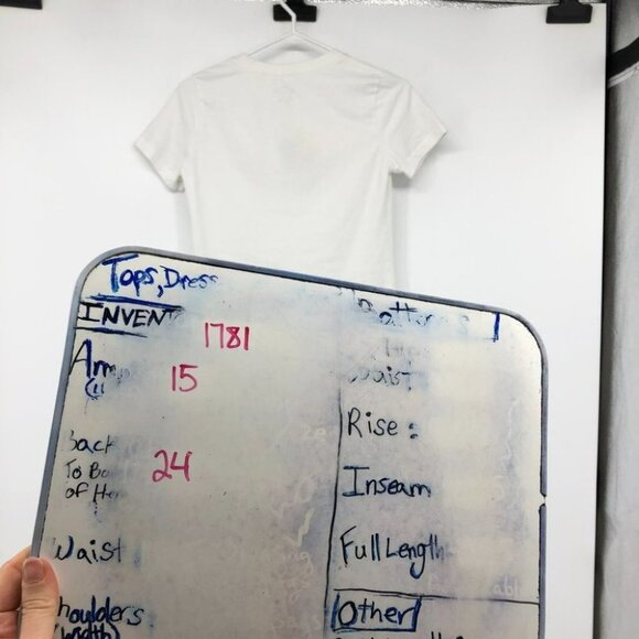 Nike white rainbow pinwheel  checkmark graphic crewneck cotton t-shirt XS - Picture 12 of 13